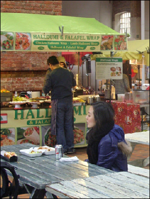 Food stalls at London's Brick Lane