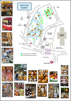 Plan of London's Borough Market