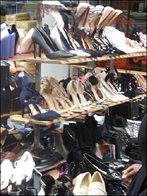 Shoes for women on Petticoat Lane