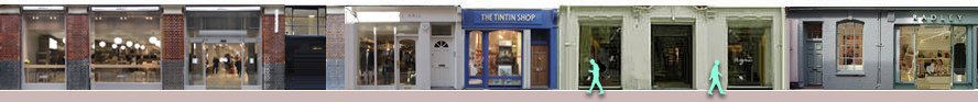 Floral Street shops: Arket, Tintin, Agnes B, Radley