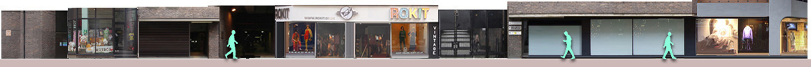 Shelton Street shops: Artbox, Rokit vintage clothing
