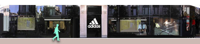 Adidas store on London's Oxford Street