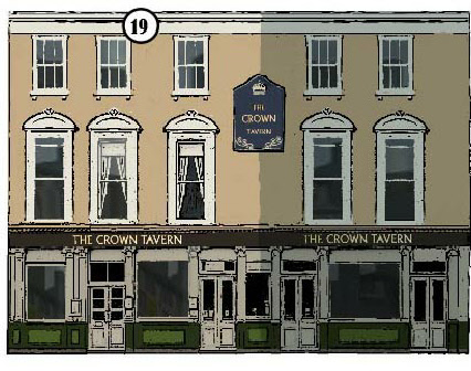 The Crown Tavern in London's Clerkenwell
