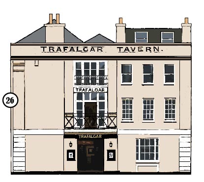 The Trafalgar Tavern in London's Greenwich
