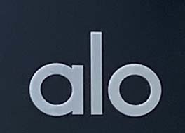 Sign at Alo on Westbourne Grove in London's Notting Hill