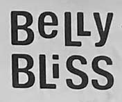 Sign at Belly Bliss cafe on London's Shaftesbury Avenue