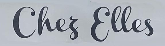 Sign at Chez Elles bistro on Brick Lane in East London