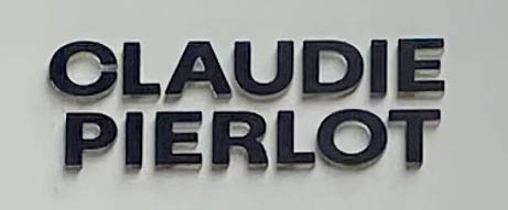 Sign at Claudie Pierlot shop on Marylebone High Street