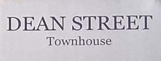 Sign at Dean Street Townhouse in London's Soho