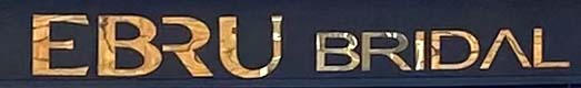 Sign at Ebru Bridal shop on Walton Street in London's Knightsbridge