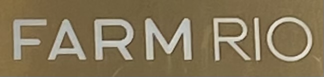 Farm Rio shop sign on London's Carnaby Street