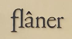 Sign at Flaner perfume shop on London's Redchurch Street