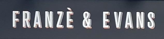 Franze and Evans sign on Redchurch Street in London