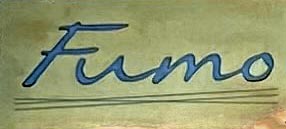 Sign at Fumo restaurant in Covent Garden on St. Martin's Lane