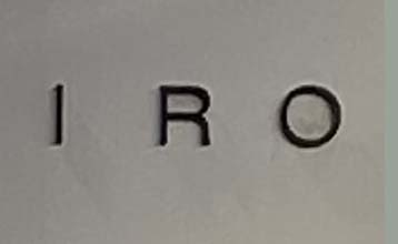 Sign at Iro shop on Bruton Street in London's Mayfair