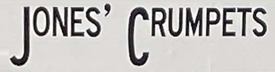 Jones's Crumpets shop sign on Golborne Road in London