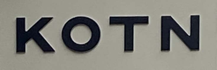 Kotn shop sign on Redchurch Street in London