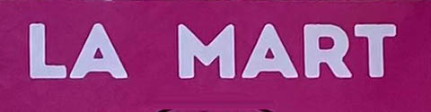La Mart sign on Kensington High Street