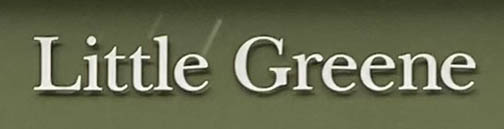 Sign at Little Greene shop sign on Westbourne Grove in London
