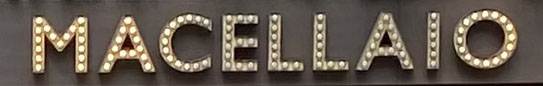 Sign at Marcellaio restaurant on London's Shaftesbury Avenue