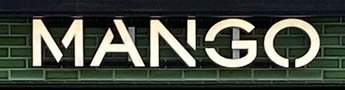 Sign at Mango store on King's Road in London