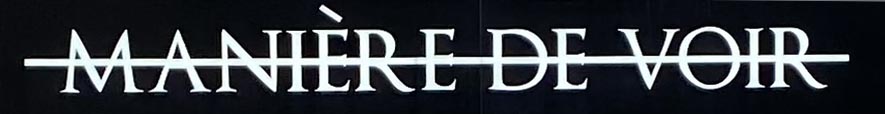 Sign at Maniere de Voir store on London's Oxford Street