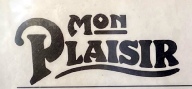 Sign at Mon Plaisir restaurant on Monmouth Street in London
