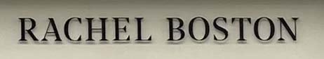 Rachel Boston shop sign on Redchurch Street in Shoreditch