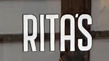 Sign at Rita's Dining on Lexington Street in London's Soho