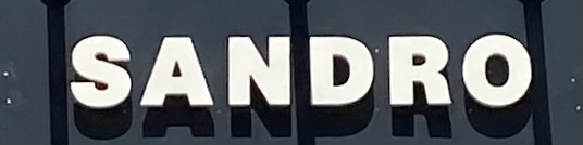 Sandro shop sign on King Street
