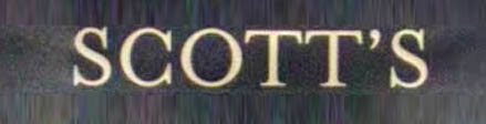 Sign at Scott's restaurant on Mount Street in London's Mayfair
