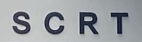 Sign at SCRT shop on Redchurch Street in Shoreditch, London