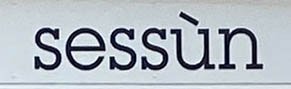 Sign at Sessun shop on King's Road in Chelsea