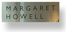 Margaret Howell shop sign on Fulham Road