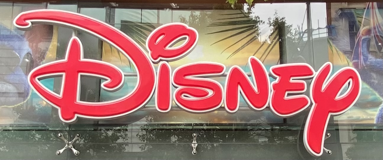 Sign at Disney Store on London's Oxford Street