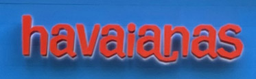 Havianas shop sign on Broadwick Street in London