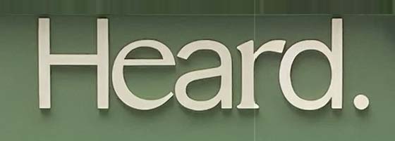 Sign at Heard restaurant on Foubert's Place in London