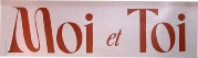 Sign at Moi et Toi bakery on All Saint's Road in London's Notting Hill