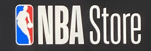 Sign at NBA Store on London's Oxford Street