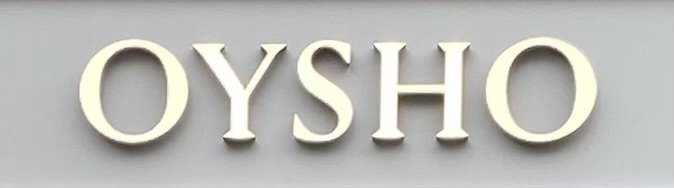 Sign at Oysho store on London's Oxford Street