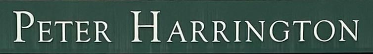 Sign at Peter Harrington bookshop on Fulham Road