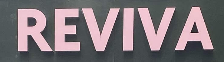 Reviva shop sign on London's Golborne Road