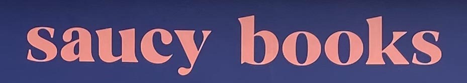 Sign at Saucy Books at corner of All Saint's Road in London's Notting Hill