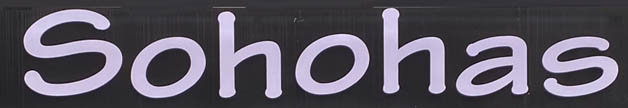Sign at Sohohas restaurant on D'Arblay Street in London