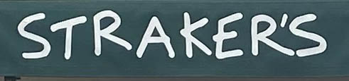 Sign at Straker's restaurant on London's Golborne Road