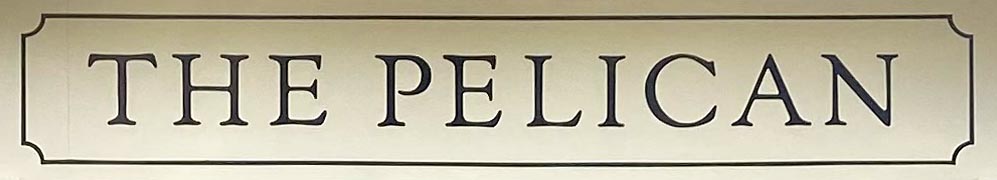 Sign at The Pelican pub on All Saint's Road in London's Notting Hill