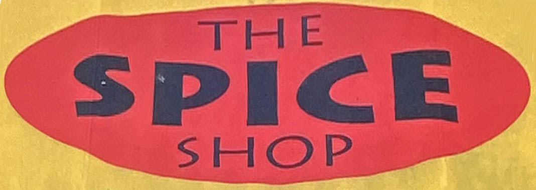 Sign at The Spice Shop on Blenheim Crescent in London's Notting Hill