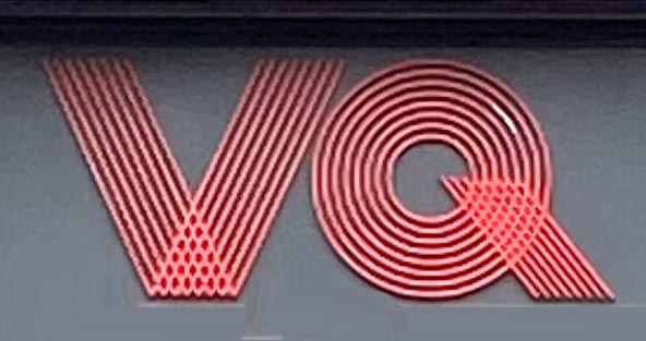Sign at VQ restaurant on Fulham Road