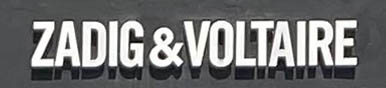 Shop sign at Zadig et Voltaire on London's Westbourne Grove