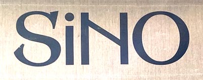 Sign at Sino Ukranian restaurant on All Saint's Road in London